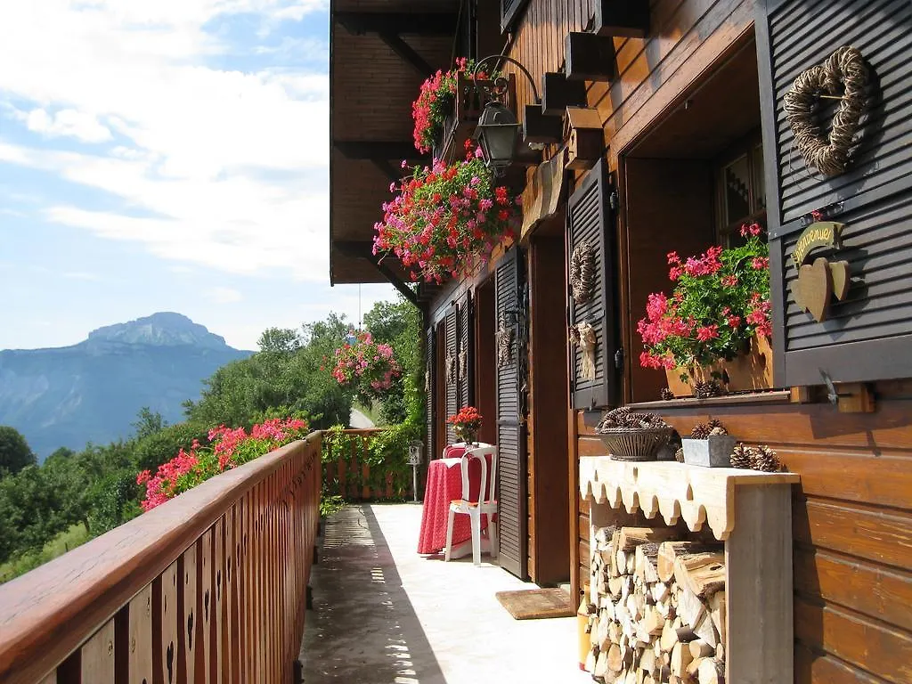 Oda ve Kahvaltı Chalet La Colombiere Sainte-Agnès